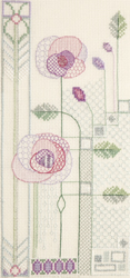 Cross stitch kit Mackintosh - Evening Rose - Bothy Threads