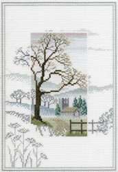 Cross stitch kit Misty Mornings - Winter Tree - Bothy Threads