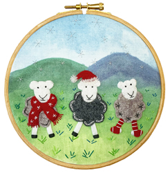 Felt embroiderykit Bothy Designs - Woolly Jumpers - Bothy Threads