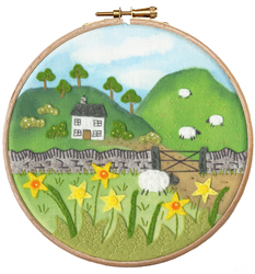 Vilt borduurpakket Bothy Designs - Host Of Golden Daffodils - Bothy Threads