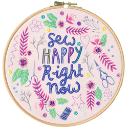 Embroidery kit Lee Foster-Wilson - Sew Happy - Bothy Threads