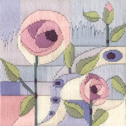 Cross stitch kit Rose Swalwell - Rose Arbour - Bothy Threads