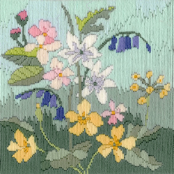 Borduurpakket Rose Swalwell - Long Stitch Seasons - Spring - Bothy Threads