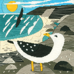 Cross stitch kit Matt Johnson - Seagulls - Bothy Threads