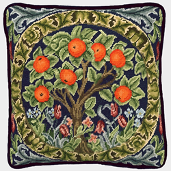 Petit Point stitch kit William Morris - Orange Tree - Bothy Threads