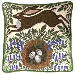 Petit Point borduurpakket Catherine Rowe - Spring Hare - Bothy Threads
