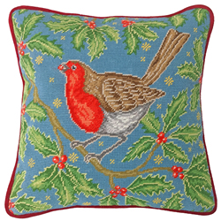 Petit Point borduurpakket Catherine Rowe - Red, Red, Robin - Bothy Threads