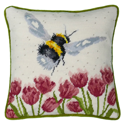 Petit Point stitch kit Hannah Dale Tapestries - Flight Of The Bumble Bee Tapestry - Bothy Threads