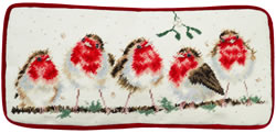 Petit Point stitch kit Hannah Dale - Rockin' Robins Tapestry - Bothy Threads
