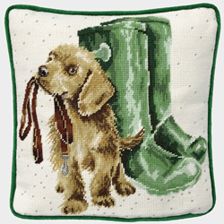 Petit Point stitch kit Hannah Dale - Hopeful Tapestry - Bothy Threads