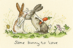 Borduurpakket Anita Jeram - Some Bunny To Love - Bothy Threads