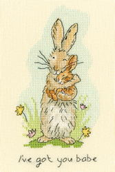 Cross stitch kit Anita Jeram - I've Got You Babe - Bothy Threads