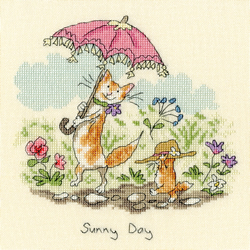 Cross stitch kit Anita Jeram - Sunny Day - Bothy Threads