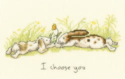 Borduurpakket Anita Jeram - I choose you - Bothy Threads