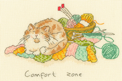 Cross stitch kit Anita Jeram - Comfort Zone - Bothy Threads