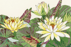 Cross stitch kit Water Lily Blooms - Bothy Threads