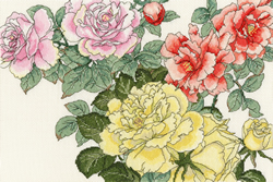 Cross stitch kit Rose Blooms - Bothy Threads