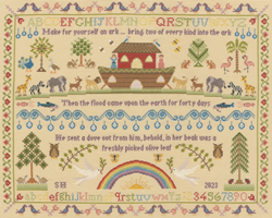 Cross stitch kit Bothy Designs - Heirloom Noah's Ark - Bothy Threads