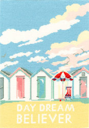 Cross stitch kit Becky Bettesworth - Vintage Beach Huts - Bothy Threads