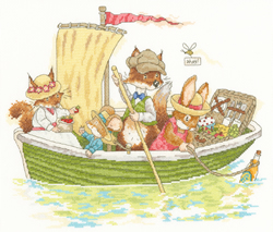 Cross stitch kit Simon Taylor-Kielty - Ahoy There! - Bothy Threads