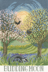 Cross stitch kit Lizzie Spikes - Budding Moon - Bothy Threads