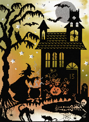 Cross stitch kit Enchanted - Pumpkin House - Bothy Threads