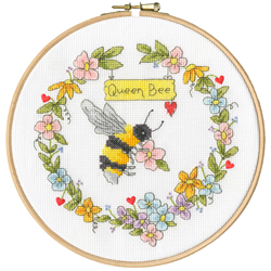 Cross stitch kit Eleanor Teasdale - Queen Bee - Bothy Threads