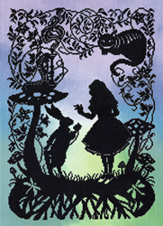 Cross stitch kit Fairy Tales - Alice in Wonderland - Bothy Threads