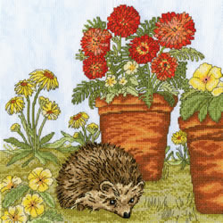 Cross stitch kit Fay Miladowska - Potted Garden - Bothy Threads