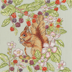 Cross stitch kit Fay Martin - Bramble Garden - Bothy Threads