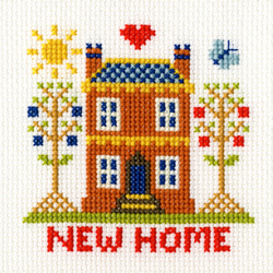 Cross stitch kit New Home Card - Bothy Threads