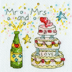 Borduurpakket Amanda Loverseed - Cheers Card - Bothy Threads