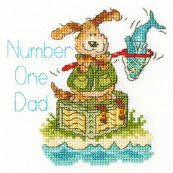 Borduurpakket Margaret Sherry - Number One Dad - Bothy Threads