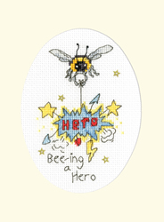 Borduurpakket Eleanor Teasdale - Bee-ing A Hero - Bothy Threads