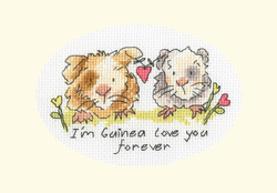 Cross stitch kit Eleanor Teasdale - I'm Guinea Love You Forever - Bothy Threads