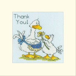 Cross stitch kit The Margaret Sherry Collection - Thank You! - Bothy Threads