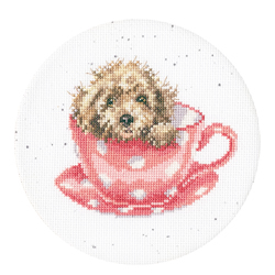 Cross stitch kit Hannah Dale - Pug - Bothy Threads