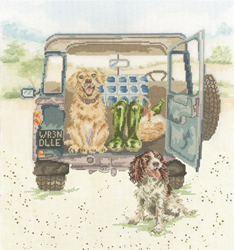 Cross stitch kit Hannah Dale - Paws For A Picnic - Bothy Threads