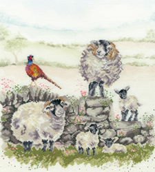 Cross stitch kit Hannah Dale - Green Pastures - Bothy Threads