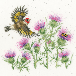 Borduurpakket Hannah Dale - Feathers And Thistles - Bothy Threads