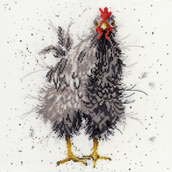 Cross stitch kit Hannah Dale - Curious Hen - Bothy Threads