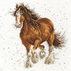 Cross stitch kit Hannah Dale - Feathers - Bothy Threads