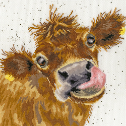 Cross stitch kit Hannah Dale - Moo - Bothy Threads