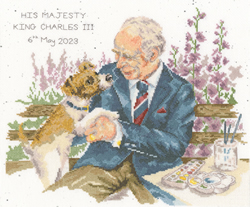 Cross stitch kit Hannah Dale - His Majesty The King - Bothy Threads
