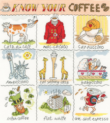 Borduurpakket Helen Smith - Know Your Coffee - Bothy Threads