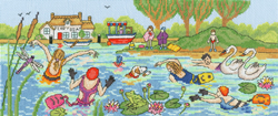 Cross stitch kit Julia Rigby - Lakeside Fun - Bothy Threads