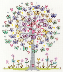 Cross stitch kit Love - Love Spring - Bothy Threads
