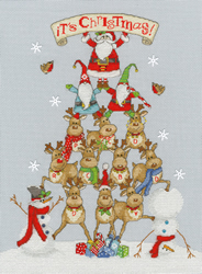 Borduurpakket Karen Tye Bentley - It's Christmas! - Bothy Threads