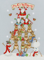 Cross stitch kit Karen Tye Bentley - It's Christmas! - Bothy Threads