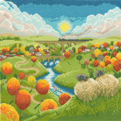 Cross stitch kit Lucy Pittaway - Watching The World Go By - Bothy Threads